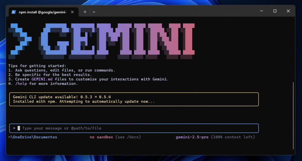 Gemini CLI